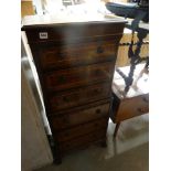 A Reproduction Mahogany Six Drawer Chest