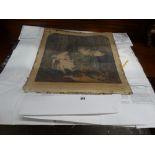 An Unframed Landseer Print, Titled "Buds Of Promise"