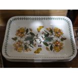 Three Port Meirion Pottery Large Size Roasting Dishes