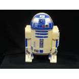 A Vintage Star Wars R2d2 Storage Case, Containing Collectable Figures