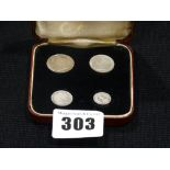 A Rare 1901 Victorian Maundy Money Silver Coin Set