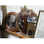 Two Decorative Wall Mirrors