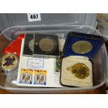 A Box Of Mixed Collectable Coins