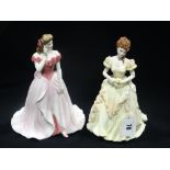 Two Coalport China Figures