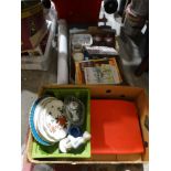 Two Boxes Of Books & Mixed China