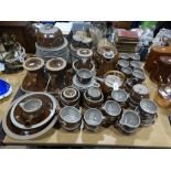 A Large Quantity Of Mid Century Stoneware Studio Pottery Dinnerware