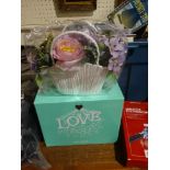 A New & Boxed Artificial Flower Display