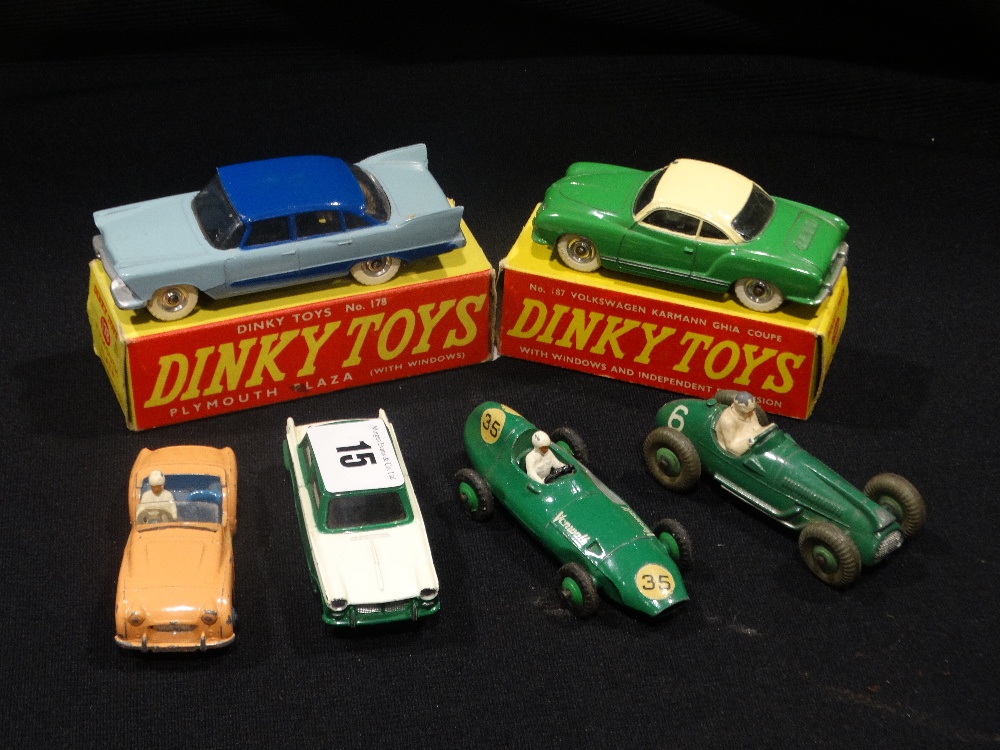 Two Boxed Dinky Toy Motor Cars & Four Others