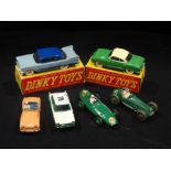 Two Boxed Dinky Toy Motor Cars & Four Others