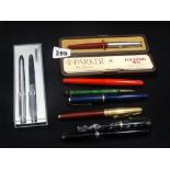 A Quantity Of Collectable Fountain & Pens