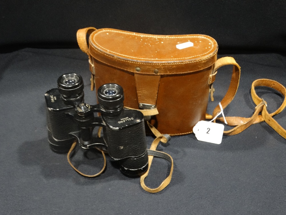 A Pair Of Cased Dollond Binoculars