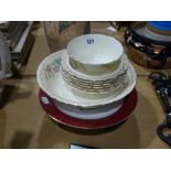 A Quantity Of Tuskan China Floral Decorated Dessert Ware Etc