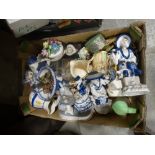 A Box Of Mixed Ceramics