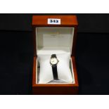 A Boxed Ladies Rotary Wrist Watch With Original Purchase Receipt