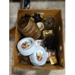 A Box Of Brewery Related Items