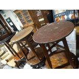 Four Matching Circular Topped Mid Century Bar Tables By Gaskell & Chambers Of Liverpool