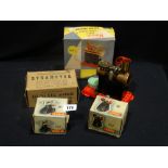 A Boxed Mamod Steam Engine (MM1) Together With Two Boxed Model Grinders Etc