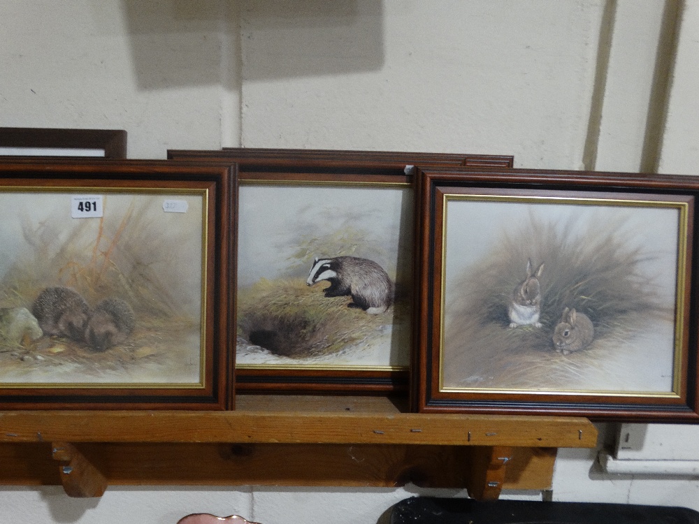 A Set Of Four Contemporary Wildlife Prints