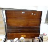 An Edwardian Mahogany & Inlaid Document Rack