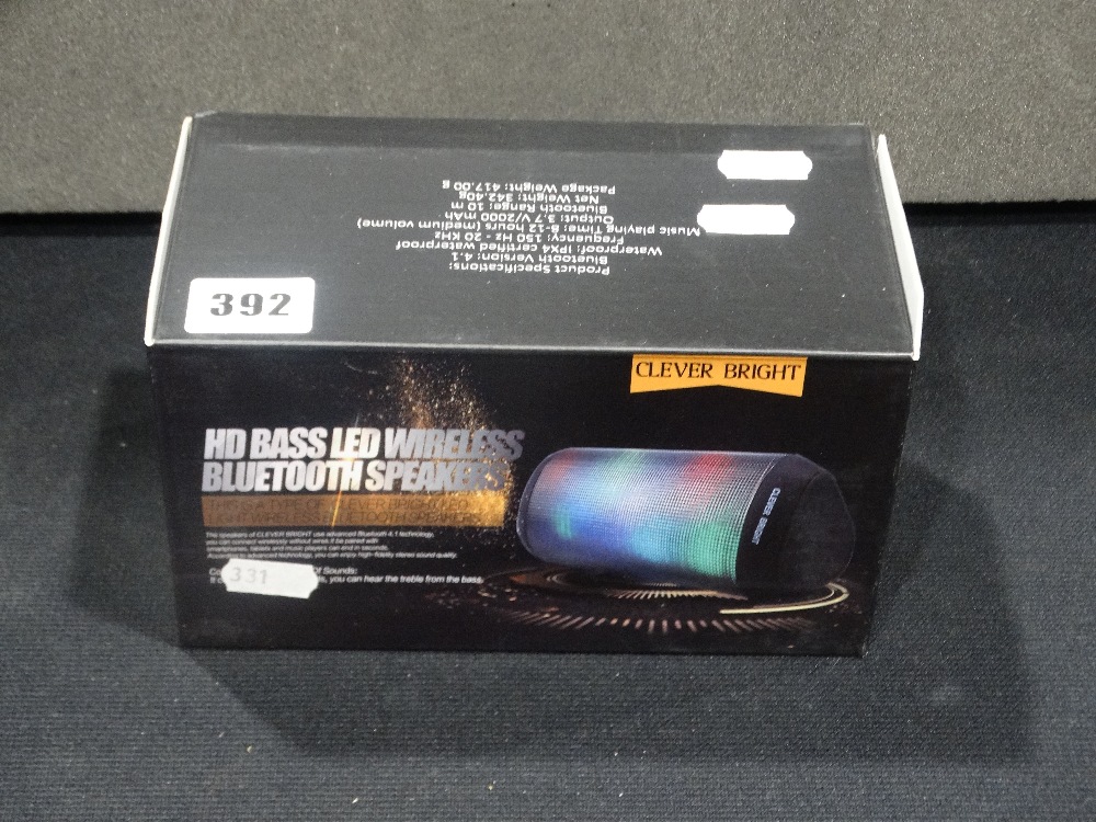 A New & Boxed Led Bluetooth Speaker