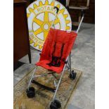 A Folding Pushchair