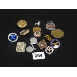 A Bag Of Mixed Vintage Badges To Include Air League