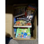 A Box Of Childrens Books & DVDs