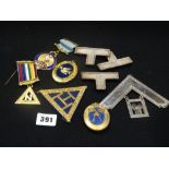 A Bag Of Masonic Related Stewards Medals Etc
