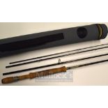 Hardy Ultralite Transel Salmon Fly Rod – 9’.5” 4pc line 3#, cork butt, rod marked 290CMIFQUL 10807