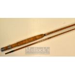 Constable Rod: Fine Constable Bromley The Ringwood 9ft 6in 2pc split cane fly rod – line wt 7# -