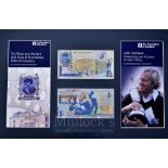 2x Open Golf Championship Bank of Scotland £5 commemorative bank notes - The Royal and Ancient