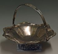Silver plated Hoylake Golf Fruit Bowl: Walker and Hall, C.A.G.C. Bogey Competition 15th June 1922,