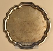 1989 Trusthouse Forte Ryder Cup Player Silver presentation plate - Hallmarked silver dated 12th June