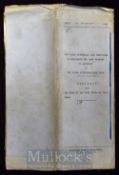 1911 Royal Liverpool Golf Links Contract of Sale – copy of the original contract between Lord