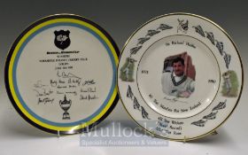 Cricket Plates – By Royal Grafton England v Australia Headingley July 1981, Sir Richard Hadlee
