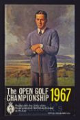 1967 Official Open Golf Championship programme - played at Royal Liverpool Golf club 12th-15th