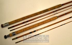 Fully Restored Match rods (2): Mordex Competition 12ft 3pc with red agate lined butt and tip