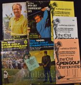 4x Official Open Golf Championship programmes from 1971/74 (4): 100th Open 1971 played Birkdale