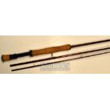 Enigma rod: fine Enigma EMG3 9ft 3pc carbon fly rod- line wt 8# - very lightly soiled cork