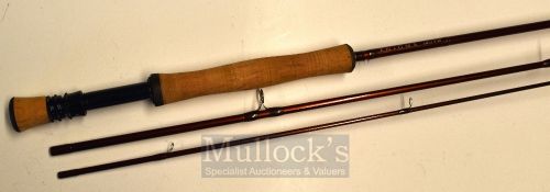 Enigma rod: fine Enigma EMG3 9ft 3pc carbon fly rod- line wt 8# - very lightly soiled cork