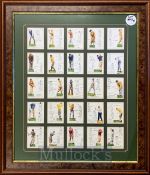 Scarce John Player & Sons “Golf” large format cigarette cards c.1939 – overseas issue (no Imperial