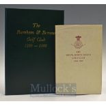 Golf Club Centenary/History golf books – one signed (2): Royal North Devon Golf Club– “1864 –