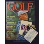 Ben Hogan – 1978 U.S Golf Magazine - front cover featuring Hogan 25th Anniversary of His Triple