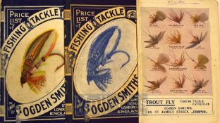 Fishing Trade Catalogues, Ogden Smith 1920 with 1922 revised prices booklet together with same