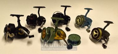 Collection of fixed spool spinning reels (6) - 2x Mitchell 304 fixed spool spinning reels – one in