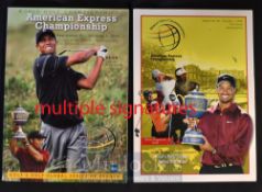 2004 and 2006 World Golf Championships multi-signed programmes (2): signed by several major