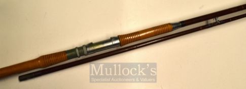 Milbro Sea Rod: Milbro Ocean 10ft 6in 2pc glass fibre rod – fitted with 35” turned wooden handle and