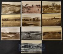 Collection of early Gleneagles Golf Course scene postcards from 1920’s onwards (10) – mostly