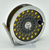 Hardy Sunbeam 7/8 alloy trout fly reel, back plate brake adjuster, check fitted, reversible circular