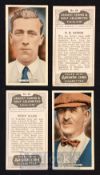 8x Ardath Cork Golf Celebrity cigarette cards – issued in 1935 to incl a complete run of golf